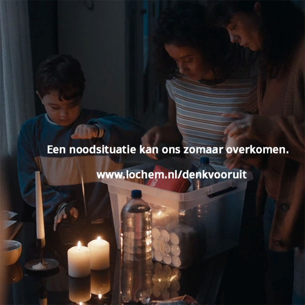 Denk Vooruit. Wees voorbereid op een noodsituatie.