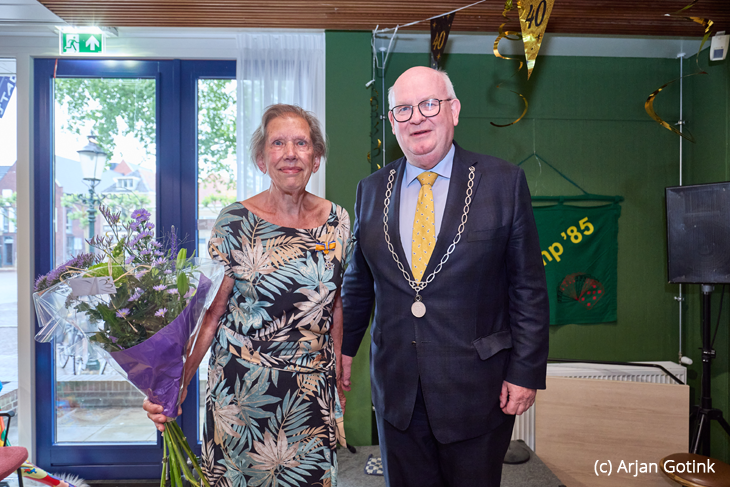 Mevrouw M.F. Engelen Lid in de Orde van Oranje-Nassau