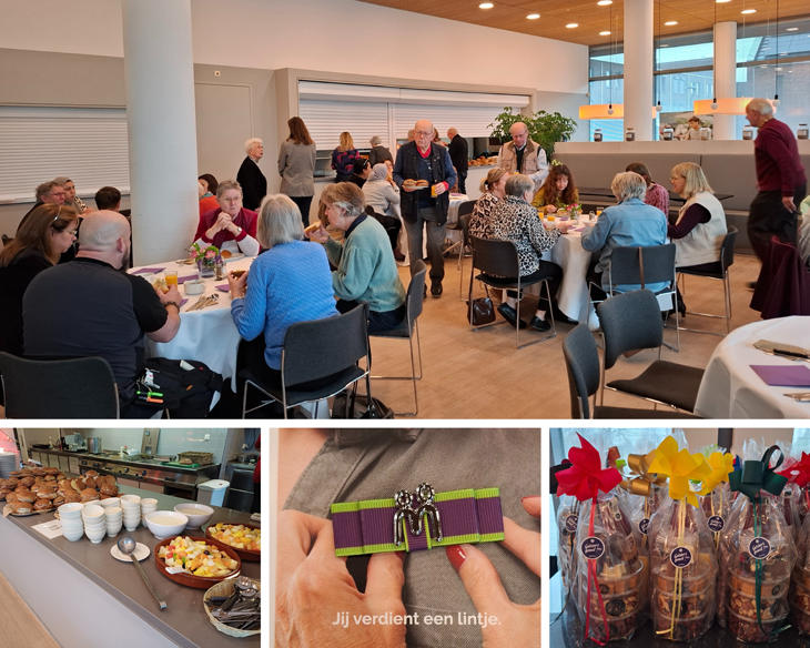 Mantelzorgers in het zonnetje tijdens gezellige lunch