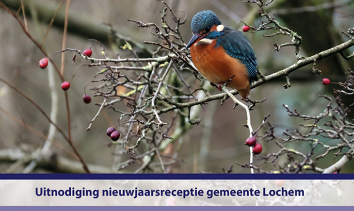 Uitnodiging nieuwjaarsreceptie gemeente Lochem