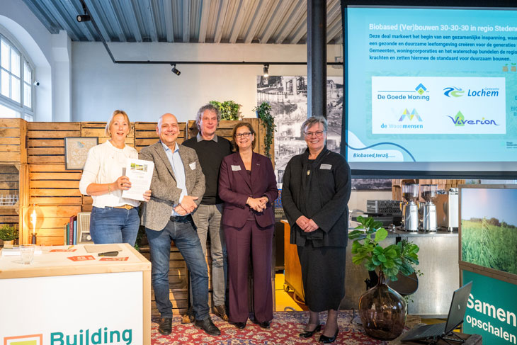 Vier nieuwe partners sluiten aan bij regionale deal biobased bouwen