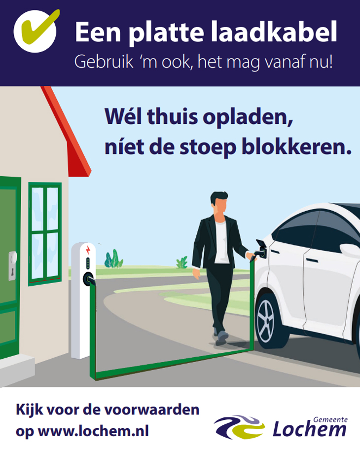 afbeelding van platte laadkabel